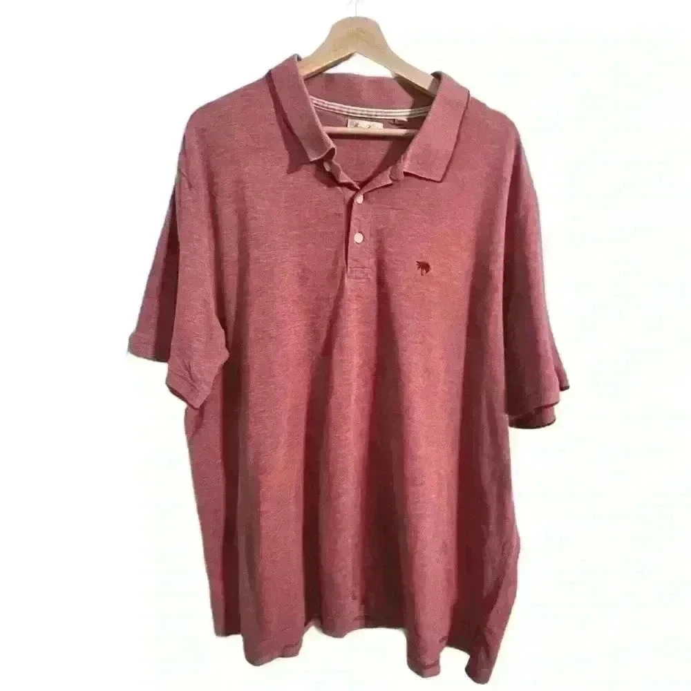 Palm Beach Red Polo Classic Fit 2XL